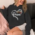 Para Heart Paraprofessional Teacher Paraeducator Women's Hoodie, funny design