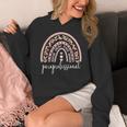 Paraprofessional Rainbow Para Teacher Parapro Women's Hoodie, funny design Paraprofessional Rainbow Para Teacher Parapro Women's Hoodie, funny design