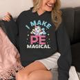 PE Teacher Unicorn I Make PE Magical Women's Hoodie, Pe Teacher Gifts, funny design PE Teacher Unicorn I Make PE Magical Women's Hoodie, Pe Teacher Gifts, funny design