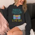 Physical Education Is My Jam PE Teacher Women's Hoodie, Pe Teacher Gifts, funny design
