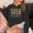Physical Education Teacher In My PE Teacher Era For Men Women Kids Women's Hoodie, Pe Teacher Gifts, funny design