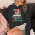 Pirate Teacher Halloween Skull Adult Women's Hoodie, funny design Pirate Teacher Halloween Skull Adult Women's Hoodie, funny design