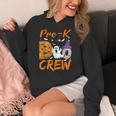 Pre K Boo Crew Teacher Student Halloween Pre Kindergarten Women's Hoodie, funny design