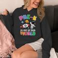 Pre-K Student Teacher Astronaut Space Back To School Women's Hoodie, funny design