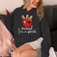 Pretend I'm A Pirate Teacher Apple Talk Like A Pirate Day Men Women Kids Women's Hoodie, funny design Pretend I'm A Pirate Teacher Apple Talk Like A Pirate Day Men Women Kids Women's Hoodie, funny design