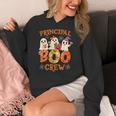Principal Teacher Boo Crew Halloween Spooky Costume Women's Hoodie, funny design