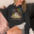 Prove It Text Evidence English Teacher Reading Teacher Women's Hoodie, English Teacher Gifts, funny design