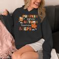 Pumpkin Spice Autumn Leaves IEPS Sped Teacher Fall Women's Hoodie, funny design Pumpkin Spice Autumn Leaves IEPS Sped Teacher Fall Women's Hoodie, funny design
