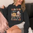 Pumpkin Spice Makes Teacher Nice Retro Fall Spooky Season Women's Hoodie, funny design Pumpkin Spice Makes Teacher Nice Retro Fall Spooky Season Women's Hoodie, funny design