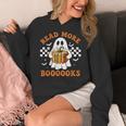 Read More Books Halloween Retro Pumpkin Reading Fall Teacher Women's Hoodie, funny design Read More Books Halloween Retro Pumpkin Reading Fall Teacher Women's Hoodie, funny design