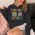 Readers Are Leaders Reading Book Lover Teacher Women Men Kid Women's Hoodie, funny design Readers Are Leaders Reading Book Lover Teacher Women Men Kid Women's Hoodie, funny design