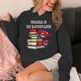 Reading Is My Super Power Superhero Best English Teacher Women's Hoodie, Super Teacher Gifts, English Teacher Gifts, funny design