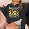 Retirement Primary Elementary Teacher 2026 Retiring Progress Women's Hoodie, funny design