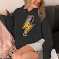 Retro Pencil Pencil Back To School Teacher Student Women's Hoodie, funny design Retro Pencil Pencil Back To School Teacher Student Women's Hoodie, funny design