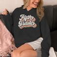Retro Sunset Fifth Grade Teacher & Student Back To School Women's Hoodie, funny design Retro Sunset Fifth Grade Teacher & Student Back To School Women's Hoodie, funny design