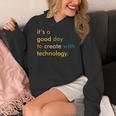 Retro Technology Teacher Shirt Tech Teacher Women's Hoodie, funny design Retro Technology Teacher Shirt Tech Teacher Women's Hoodie, funny design