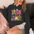 Retro Trick Or Teach Leopard Ghost Halloween Spooky Teacher Women's Hoodie, funny design Retro Trick Or Teach Leopard Ghost Halloween Spooky Teacher Women's Hoodie, funny design