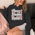 Retro Vintage Every Student Matters Teacher Paraprofessional Women's Hoodie, funny design Retro Vintage Every Student Matters Teacher Paraprofessional Women's Hoodie, funny design