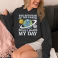 Rotation Of Earth Science Teacher Earth Day Men Women Women's Hoodie, Science Teacher Gifts, funny design