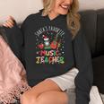 Santa's Favorite Music Teacher Christmas Santa Hat Matching Women's Hoodie, funny design Santa's Favorite Music Teacher Christmas Santa Hat Matching Women's Hoodie, funny design