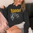 Scary Key Signature Boo Music Halloween Musician Teacher Men Women Women's Hoodie, funny design Scary Key Signature Boo Music Halloween Musician Teacher Men Women Women's Hoodie, funny design