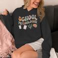School Psychologist Teacher Psychology School Psychologist Women's Hoodie, funny design