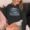 Shhh Just Use Visuals SPED Special Education Teacher Men Women Women's Hoodie, funny design Shhh Just Use Visuals SPED Special Education Teacher Men Women Women's Hoodie, funny design