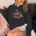 I Smell Children Wicked Cute Kindergarten Teacher Halloween Women's Hoodie, funny design