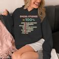 Social Studies Is Relevant History Teacher History Buff Women's Hoodie, History Teacher Gifts, funny design Social Studies Is Relevant History Teacher History Buff Women's Hoodie, History Teacher Gifts, funny design
