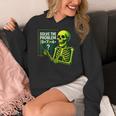 Solve The Problem Skeleton Teacher Halloween Math Six Seven Women's Hoodie, funny design Solve The Problem Skeleton Teacher Halloween Math Six Seven Women's Hoodie, funny design