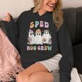 SPED Boo Crew Halloween Floral Ghost Special Ed SPED Teacher For Men Women Kids Women's Hoodie, funny design
