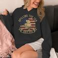 Spilling The Tea Since 1773 American History Teacher Vintage Women's Hoodie, History Teacher Gifts, funny design