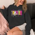 Spooky Halloween Teacher Para Counselor SPED Preppy Boo Kids Women's Hoodie, funny design Spooky Halloween Teacher Para Counselor SPED Preppy Boo Kids Women's Hoodie, funny design