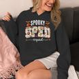 Spooky SPED Squad Special Education Teacher Halloween Ghost Women's Hoodie, funny design Spooky SPED Squad Special Education Teacher Halloween Ghost Women's Hoodie, funny design