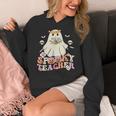 Spooky Teacher Groovy Retro Ghost Teacher Halloween 2023 For Men Women Kids Women's Hoodie, Groovy Teacher Gifts, funny design Spooky Teacher Groovy Retro Ghost Teacher Halloween 2023 For Men Women Kids Women's Hoodie, Groovy Teacher Gifts, funny design