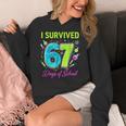 I Survived 67 Days Of School 67 Meme Science Teacher Women's Hoodie, Science Teacher Gifts, funny design I Survived 67 Days Of School 67 Meme Science Teacher Women's Hoodie, Science Teacher Gifts, funny design