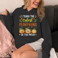 I Teach The Cutest Pumpkins Halloween Teacher Women's Hoodie, funny design I Teach The Cutest Pumpkins Halloween Teacher Women's Hoodie, funny design
