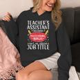 Teacher Assistant Teaching School Ninja Appreciation Women's Hoodie, funny design Teacher Assistant Teaching School Ninja Appreciation Women's Hoodie, funny design