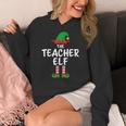 The Teacher Elf Matching Family Christmas Women's Hoodie, funny design The Teacher Elf Matching Family Christmas Women's Hoodie, funny design