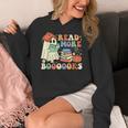 Teacher Halloween Cute Booooks Ghost Read More Books Women's Hoodie, funny design