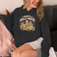 Teacher Halloween School Bus Driver Cute Ghost Witch Party Women's Hoodie, funny design Teacher Halloween School Bus Driver Cute Ghost Witch Party Women's Hoodie, funny design