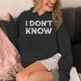 Teacher Shirts I Don't Know Idea For Teachers & Workers Adults - Small Short Sleeve Women's Hoodie, funny design Teacher Shirts I Don't Know Idea For Teachers & Workers Adults - Small Short Sleeve Women's Hoodie, funny design