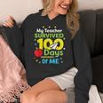 My Teacher Survived 100 Days Of Me Women's Hoodie, funny design My Teacher Survived 100 Days Of Me Women's Hoodie, funny design