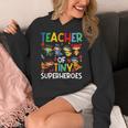 Teacher Of Tiny Superheroes Teach 100th Day Of School Men Women Girls Kids Women's Hoodie, funny design Teacher Of Tiny Superheroes Teach 100th Day Of School Men Women Girls Kids Women's Hoodie, funny design