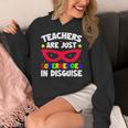 Teachers Are Just Superheroes In Disguise School Women's Hoodie, funny design Teachers Are Just Superheroes In Disguise School Women's Hoodie, funny design