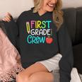 Team 1st Grade Crew Back To School 1st Grade Teacher Kids Women's Hoodie, funny design