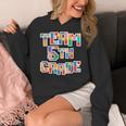 Team 5th Grade Building Blocks Bricks Theme Teacher Team For Men Women Kids Women's Hoodie, funny design Team 5th Grade Building Blocks Bricks Theme Teacher Team For Men Women Kids Women's Hoodie, funny design