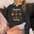 Thankful For My Prek Turkeys In Masks Thanksgiving Teacher For Men Women Women's Hoodie, funny design