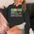 Think Like A Proton Stay Positive Science Teacher Women's Hoodie, Science Teacher Gifts, funny design Think Like A Proton Stay Positive Science Teacher Women's Hoodie, Science Teacher Gifts, funny design