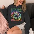 Tie Dye Teaching Social Studies Is My Jam Sunglasses Teacher Women's Hoodie, funny design Tie Dye Teaching Social Studies Is My Jam Sunglasses Teacher Women's Hoodie, funny design
